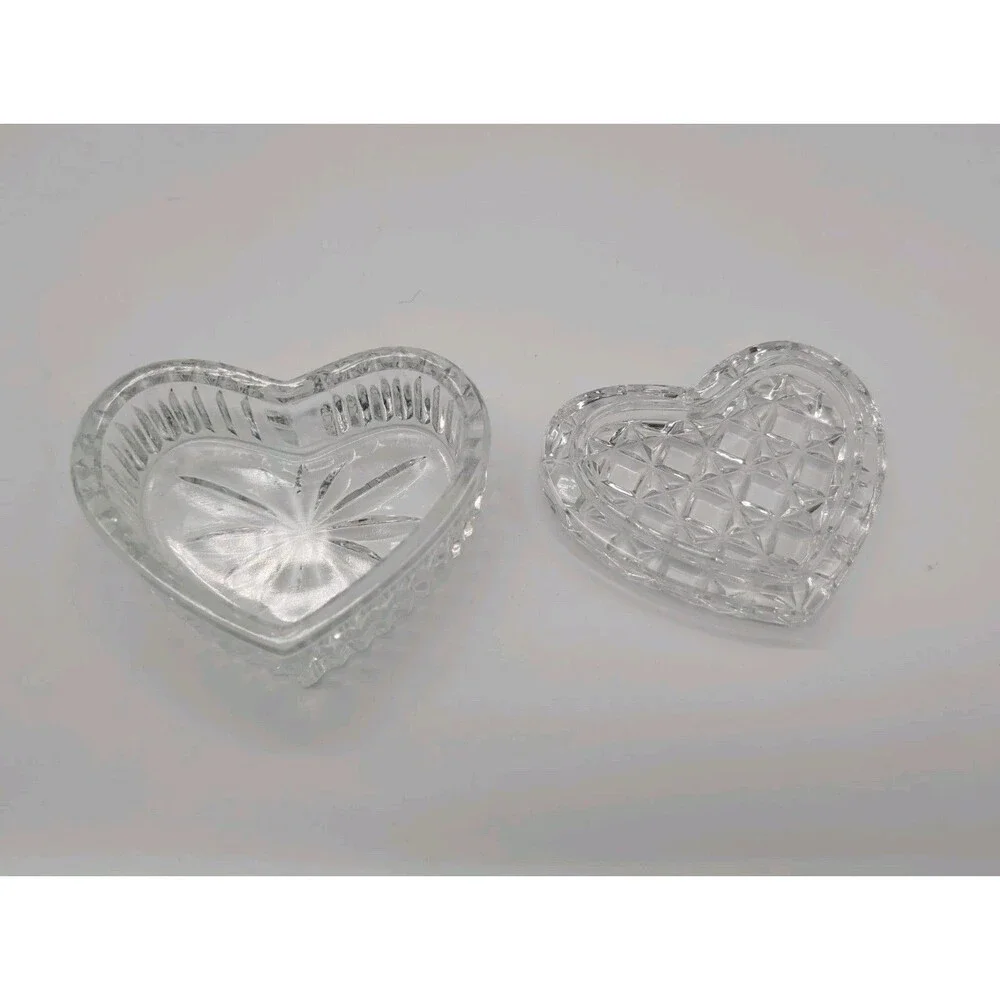 Germany Tritschler Winterhalder Bleikristall Lead Crystal 24% Heart Trinket Box